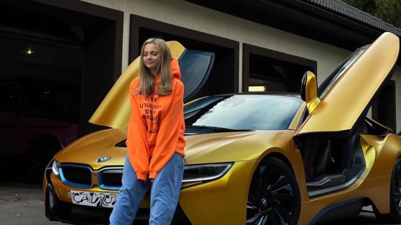 Валим машина. БМВ ай 8 Золотая. BMW i8 за 1000000.