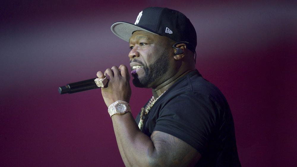 50 Cent во время своего концерта в Хельсинки, Финляндия, октябрь 2022 год