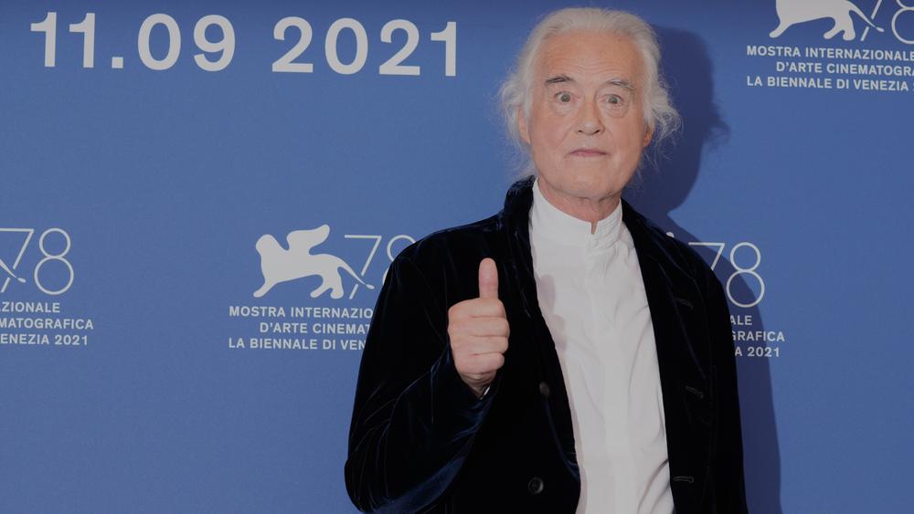 Джимми Пейдж на 78-м Венецианском кинофестивале, 4 сентября 2021 года