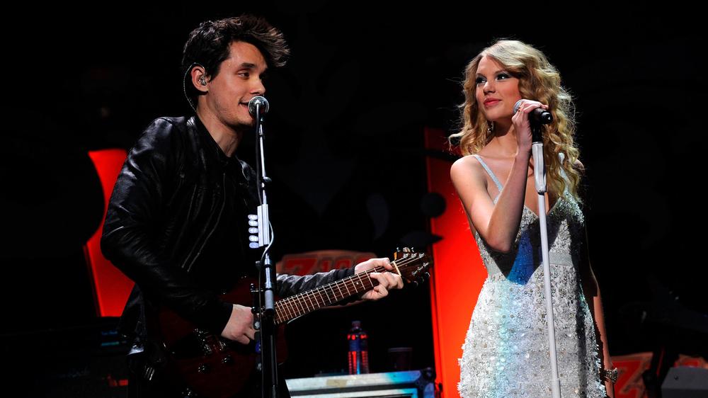 Джон Майер и Тейлор Свифт на Z100's Jingle Ball, 11 декабря 2009 года