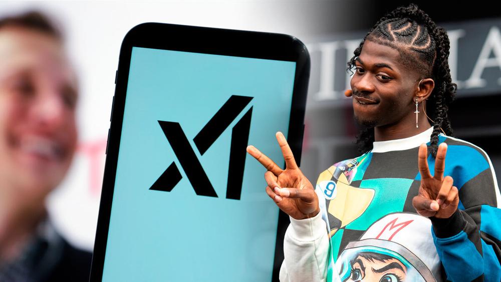 Логотип компании xAI; Lil Nas X