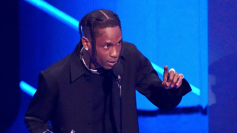 Трэвис Скотт на церемонии вручения премии MTV Video Music Awards, 12 сентября 2021 года