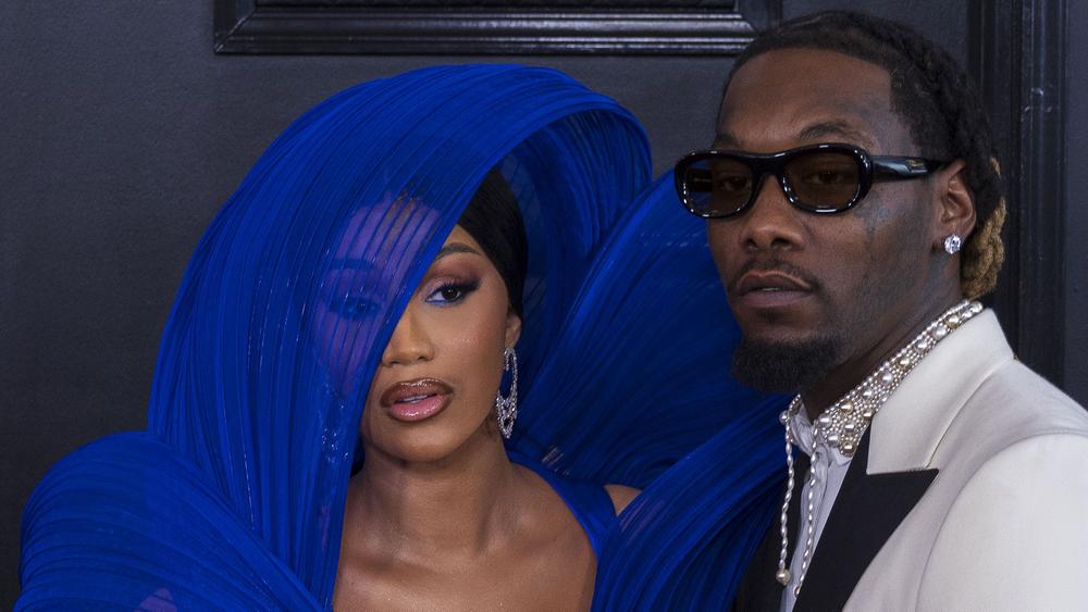 Cardi B и Offset на премии «Грэмми», 5 февраля 2023 года