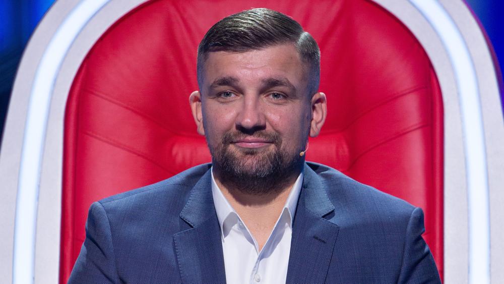 Баста на съемках шоу «Голос»