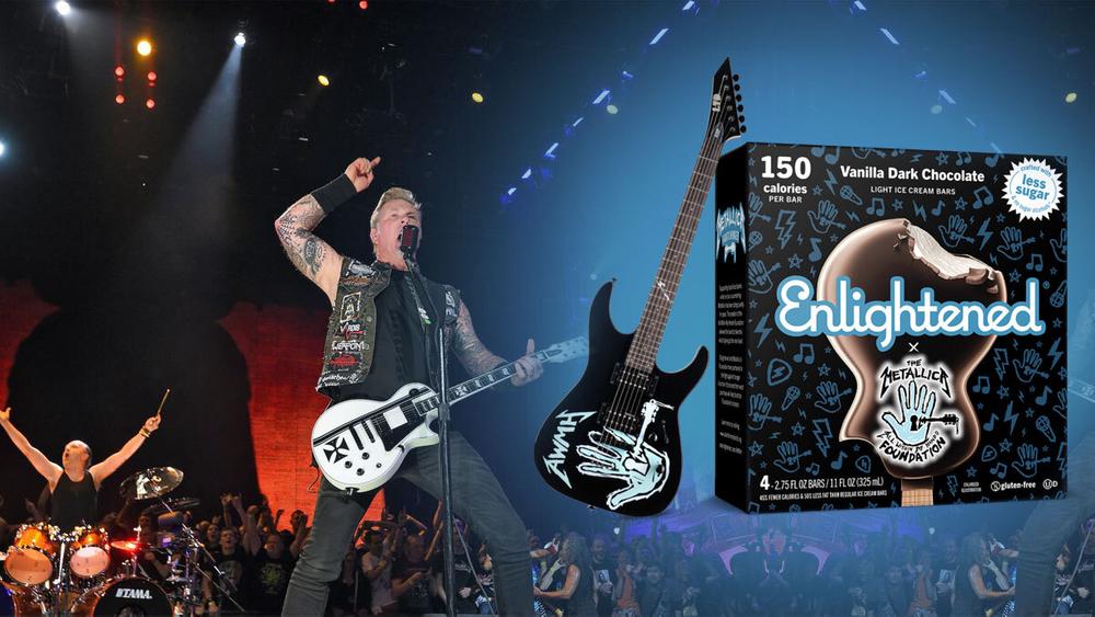 Группа Metallica выпустила благотворительное эскимо в форме гитары