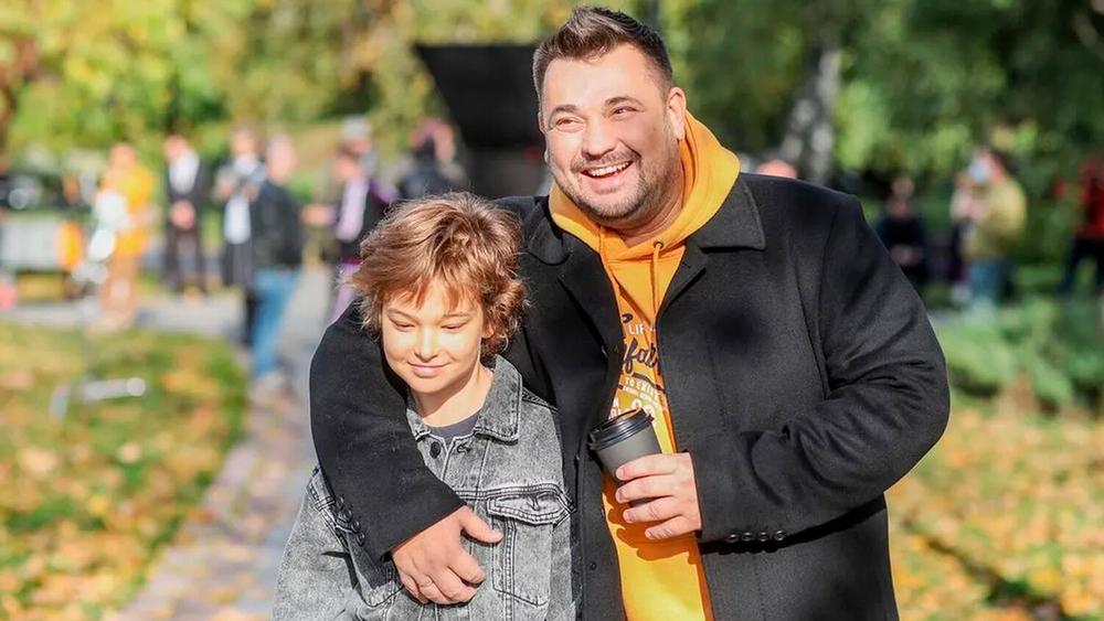 Сергей Жуков с сыном