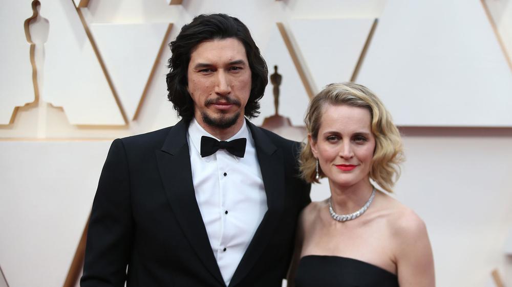 Адам Драйвер с женой Джоэнн Такер на церемонии вручения премии «Оскар», 9 февраля 2020 года