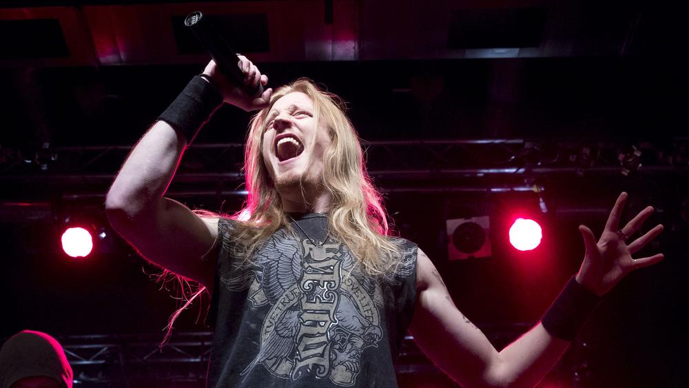 Солист группы DragonForce Марк Хадсон
