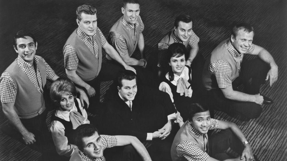 Рэнди Спаркс (в центре) с группой The New Christy Minstrels, 1960 год