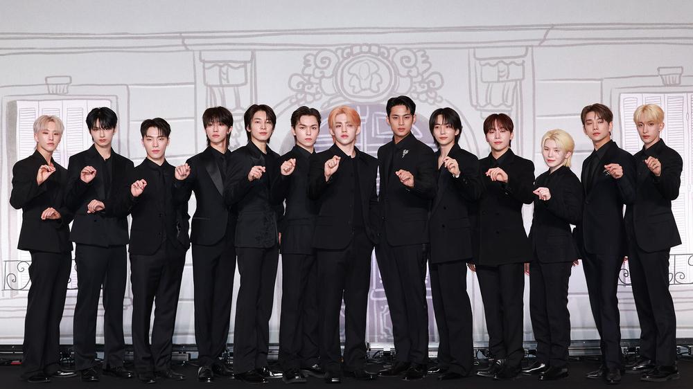 SEVENTEEN на пресс-конференции в Сеуле, 29 апреля 2024 года