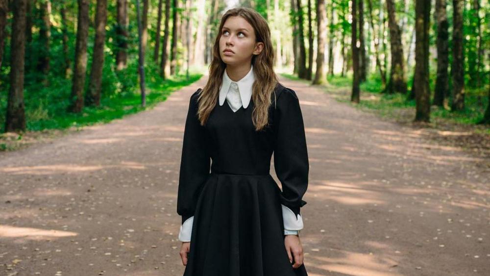 Анна Пересильд на съемках мюзикла «Алиса в Стране чудес»