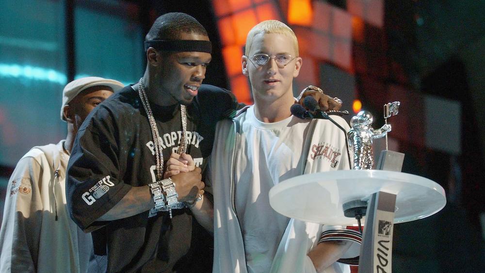 50 Cent и Эминем на MTV Video Music Awards, 28 августа 2003 года