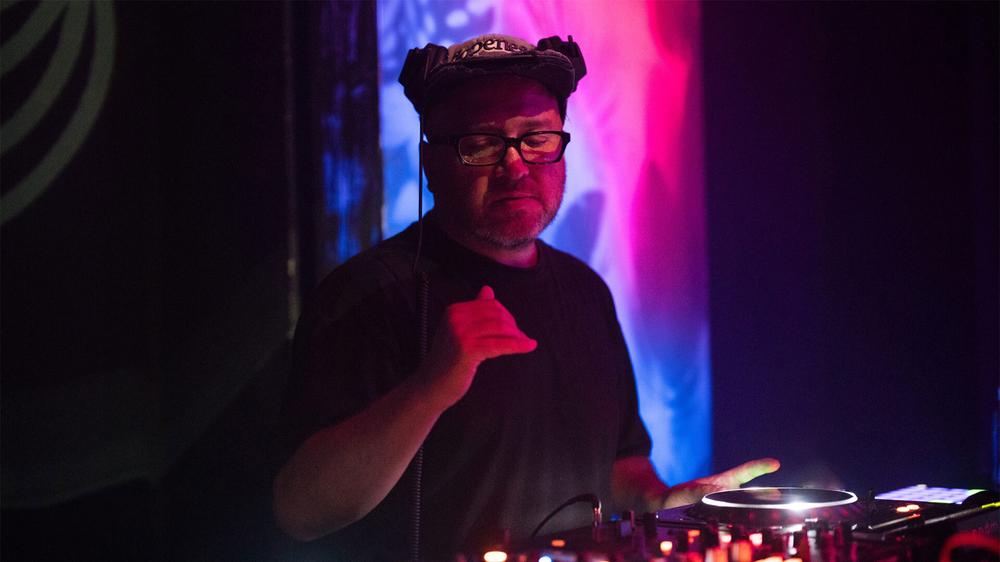 Сергей Сабуров на вечеринке Hyperboloid Records, 2021 год