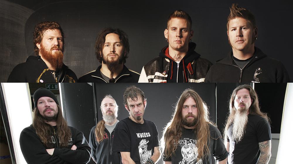 Участники групп Mastodon и Lamb of God