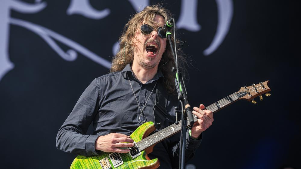 Микаэль Окерфельдт во время выступления на фестивале Tons Of Rock Festival, 27 июня 2024 года