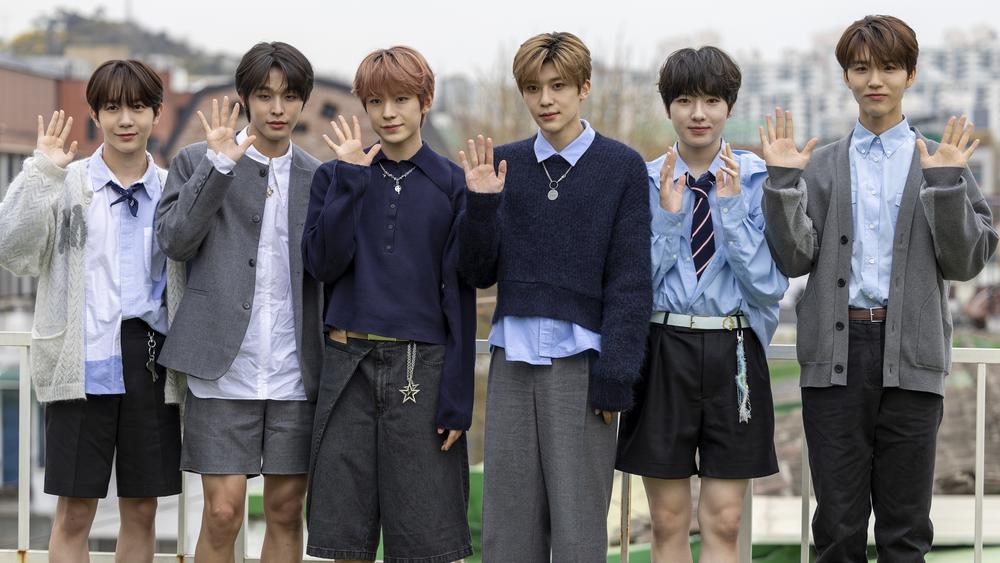 Участники группы NCT WISH в Сеуле, 3 апреля 2024 года