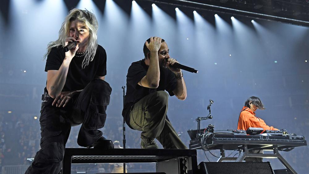 Linkin Park выступают на арене O2 в Гринвиче в Лондоне, 24 сентября 2024 года