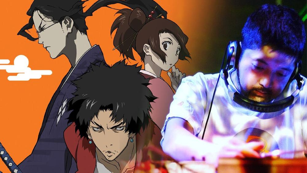 Кадр из аниме «Самурай Чамплу», DJ Nujabes