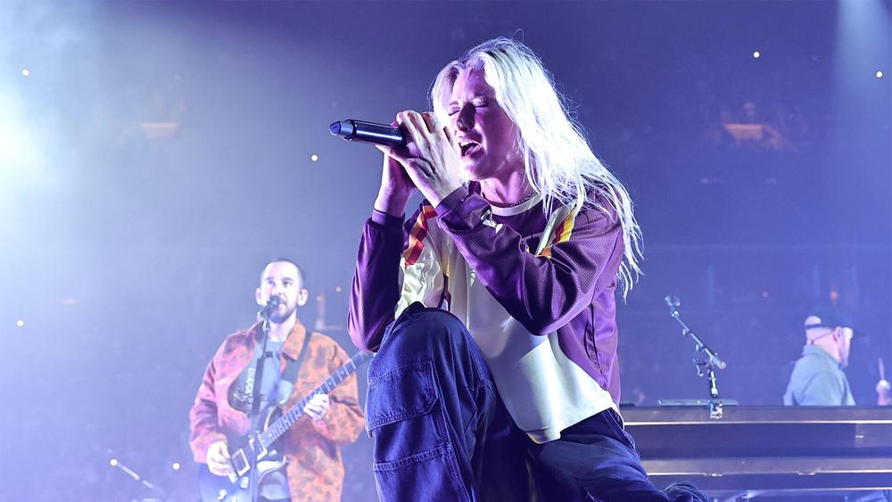Linkin Park выступают в Barclays Center, 16 сентября 2024 года