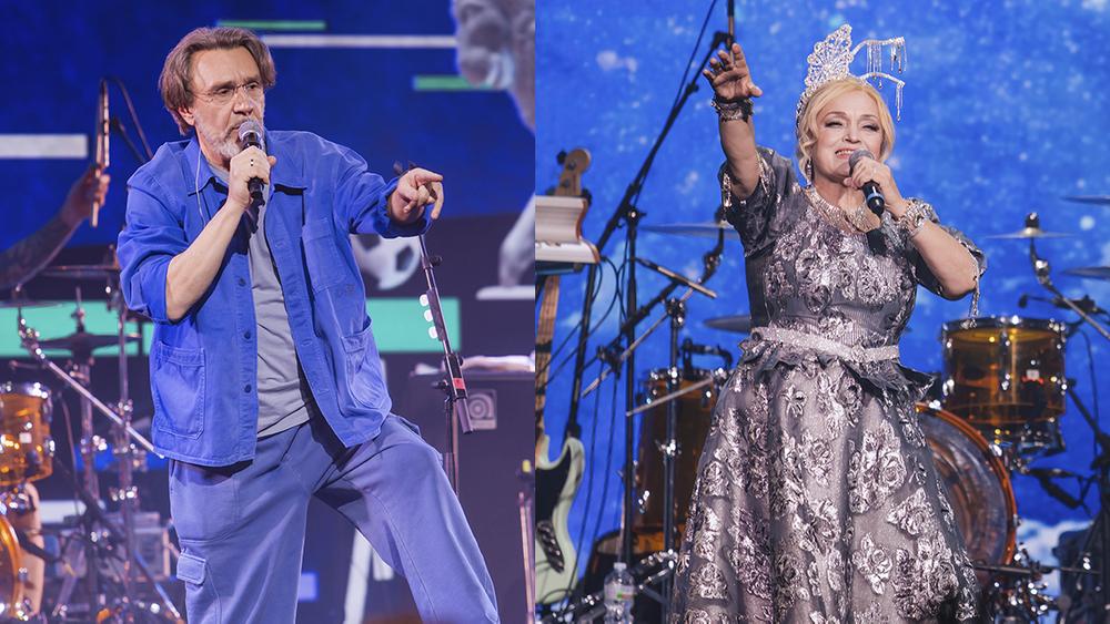 Сергей Шнуров и Надежда Кадышева на «Вечернем Звуке»