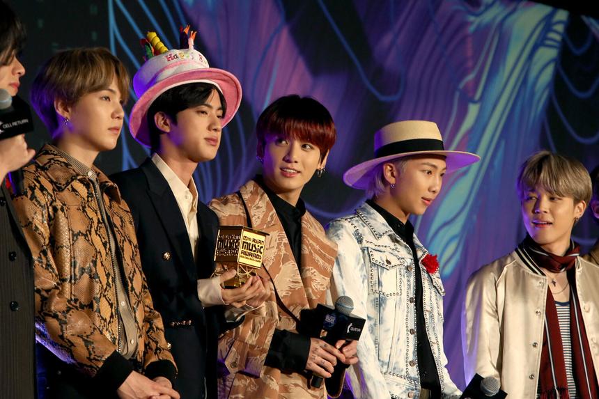 BTS на Mnet Asian Music Awards, 4 декабря 2019 года