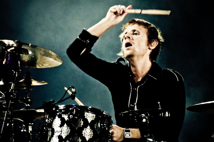Доминик Ховард во время выступления группы Muse на стадионе Сьюдад-де-ла-Плата, 11 марта 2011 года