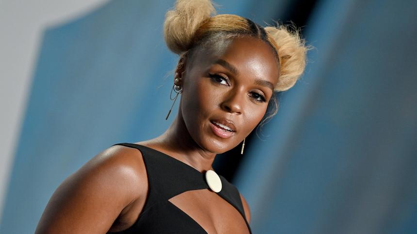 Жанель Моне на Vanity Fair Oscar Party, 27 марта 2022 года