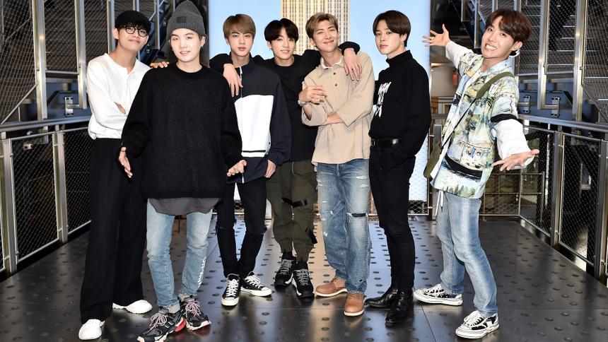 Участники группы BTS