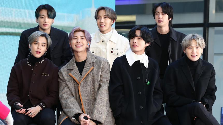 Участники группы BTS