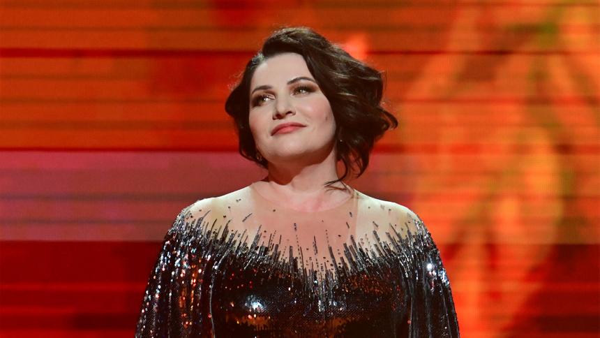 Хибла Герзмава на церемонии награждения победителей конкурса «Мы твёрдо верим в героев спорта», 19 ноября 2024 года