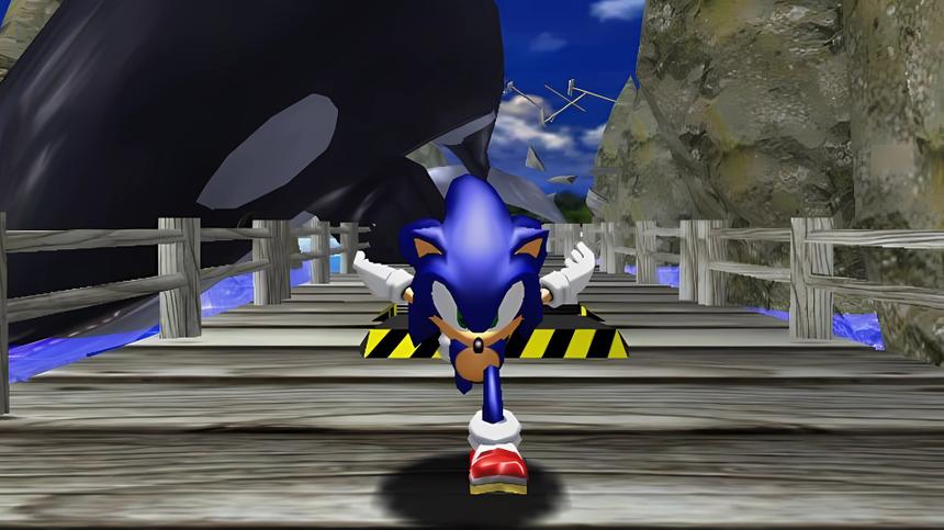 Кадр из игры Sonic Adventure